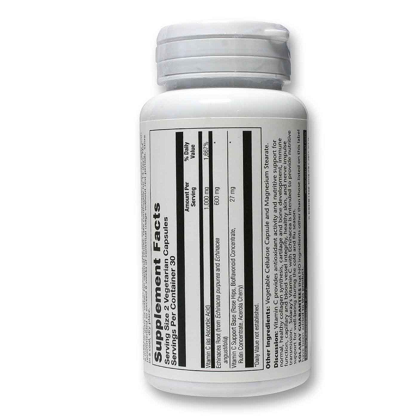 Comprar Solaray, Vitamina com Equinácea - 60 Cápsulas - Imagem 3