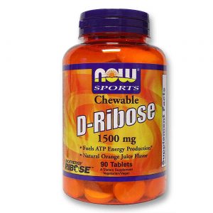 Comprar Now Foods, D-Ribosa 1500 mg - 90 Tabletes Mastigáveis