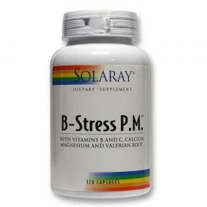 Comprar Solaray Dois Estágios Timed-Release B-Estresse PM 120 Cápsulas Vegetarianas