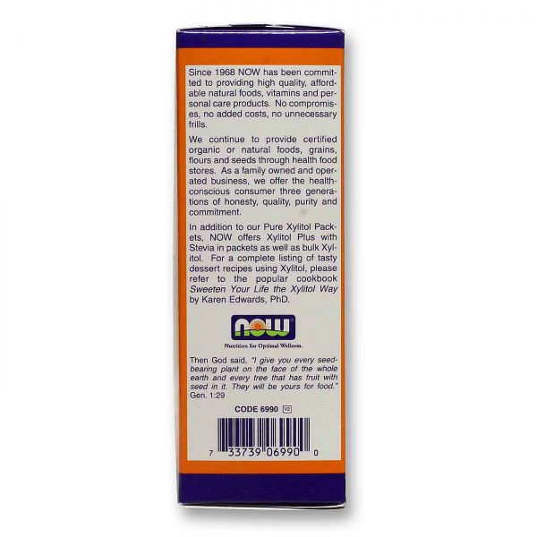 Comprar Now Foods, Xilitol Puro - 75 Pacotes - Imagem 4