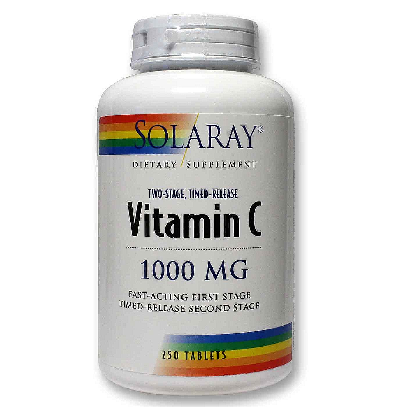 Comprar Solaray, Vitamina C 1000 mg - 250 Comprimidos