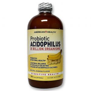Comprar American Health, Probiótico Acidophilus - Sabor Natural de Banana - 472mL (16 fl oz)