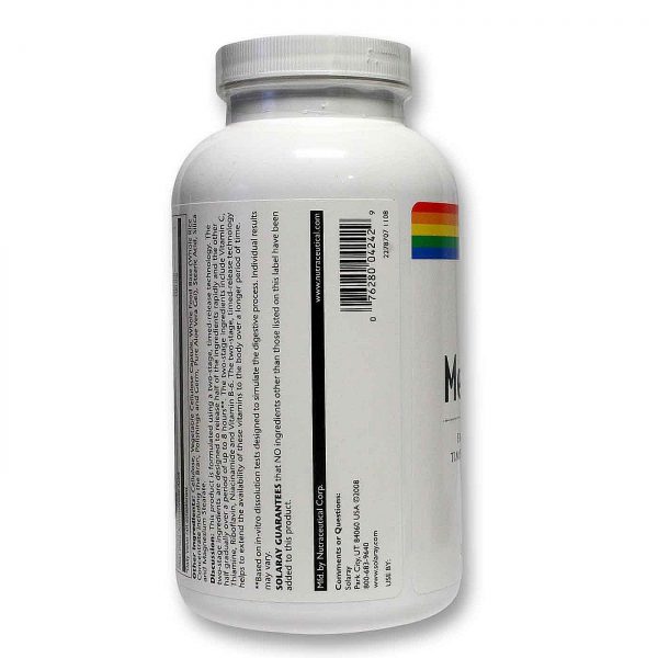 Comprar Solaray, Mega B-Stress - 240 Cápsulas Vegetarianas - Imagem 4