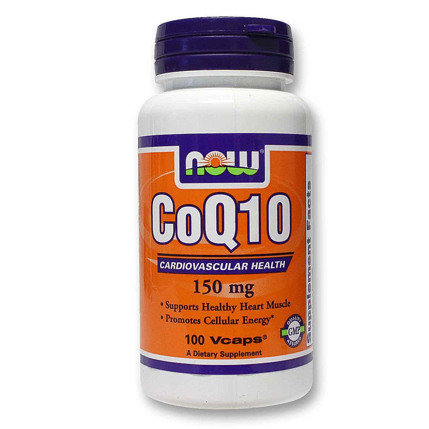 Comprar CoQ10 150 mg Now Foods 100 Cápsulas Vegetarianas