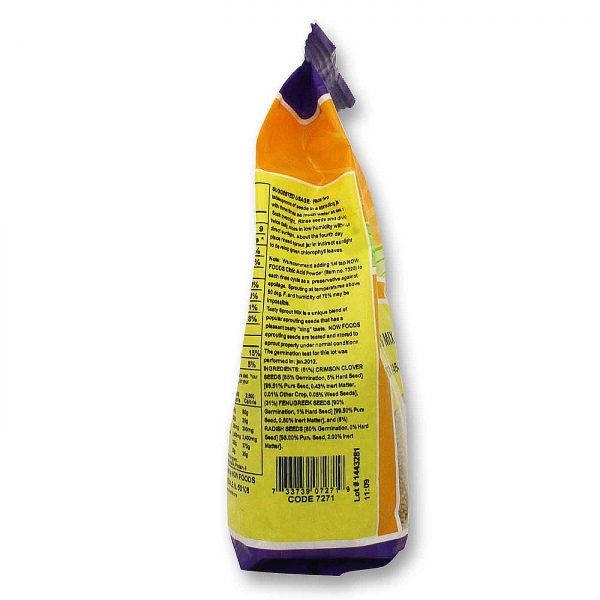 Comprar Now Foods. Mix de Sementes de Brotos - 454 g (16 oz) - Imagem 4