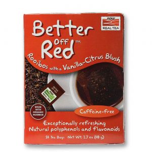 Comprar Now Foods, Better Off Chá Rooibos Vermelho - 24 sacos de chá