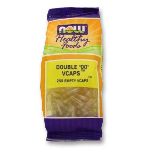 Comprar Cápsulas Não-Gelatinosas Vazias Double "00" Now Foods 250 Cápsulas Vegetarianas
