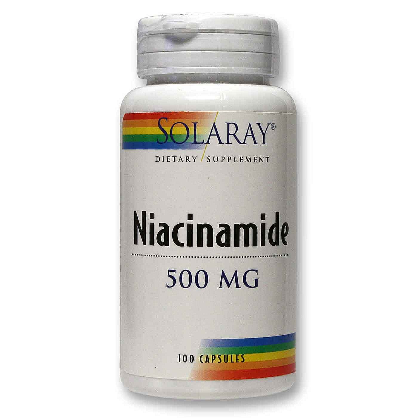 Comprar Solaray, Niacinamida 500 mg - 100 Cápsulas