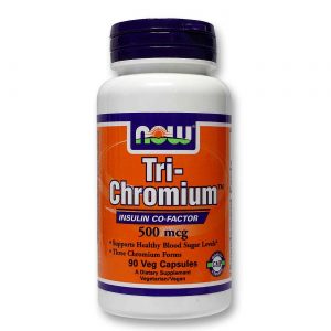 Comprar Now Foods, Tri-Cromo 500 mcg - 90 Cápsulas Vegetarianas
