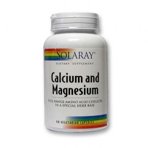 Comprar Solaray Cálcio e Magnésio 90 AAC Cápsulas Vegetarianas