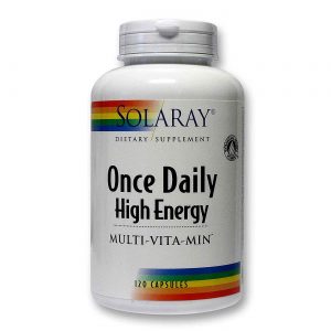 Comprar Solaray, Multivitamínico - Once Daily Alta Energia - 120 Cápsulas