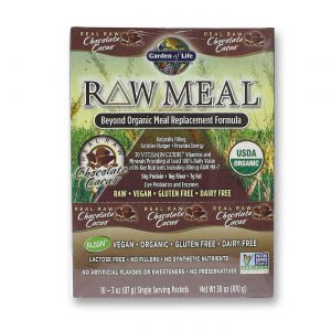 Comprar RAW Meal Garden of Life Chocolate Cacao 10 pacotes 85 g cada
