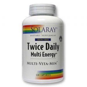 Comprar Solaray, Multi Energy™ Multivitamínico e Mineral Duas Vezes ao Dia - 120 Cápsulas