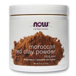 Comprar Now Foods, Barro Vermelho Marroquino em Pó - 100% Puro - 170g