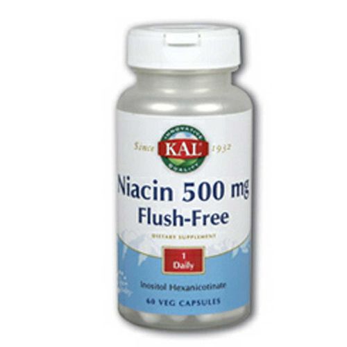 Comprar Kal Niacina 500 mg Lave-Free 60 Cápsulas Vegetarianas