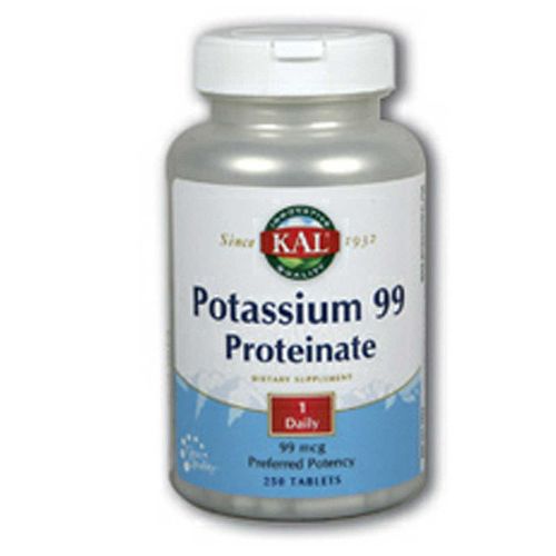 Comprar Kal Potássio Proteínaate 99 mg 250 Tabletes