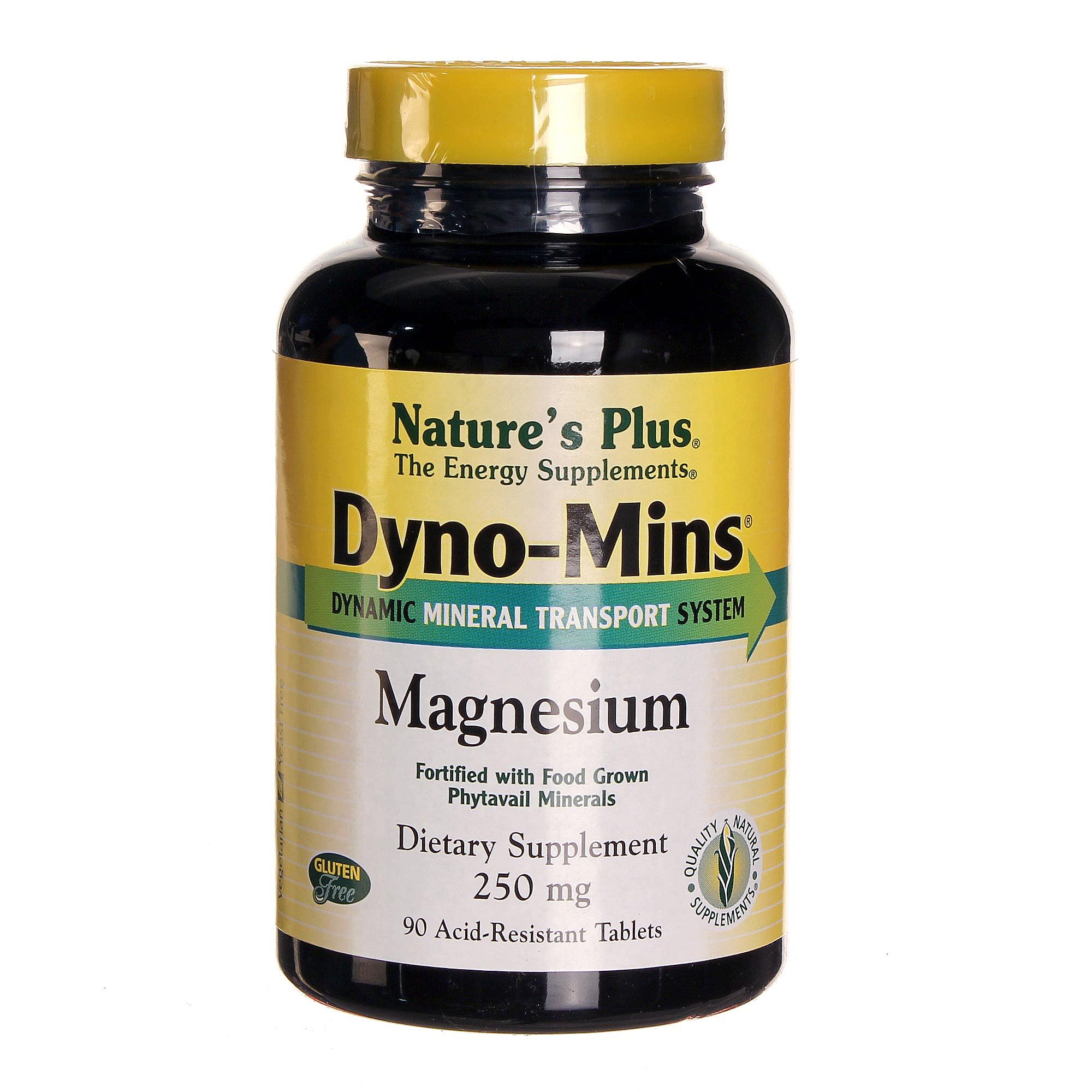 Comprar Nature's Plus, Dyno-Mins® Magnésio - 90 Tabletes