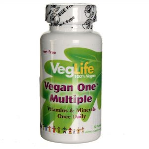Comprar VegLife Vegano Uma múltipla com ferro 60 Tabletes