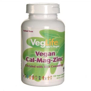 Comprar VegLife, Cal-Mag-Zinco Vegano - 120 Cápsulas Vegetarianas