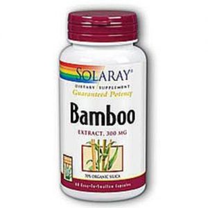 Comprar Solaray, Extrato de Bambu 300 mg - 60 Cápsulas