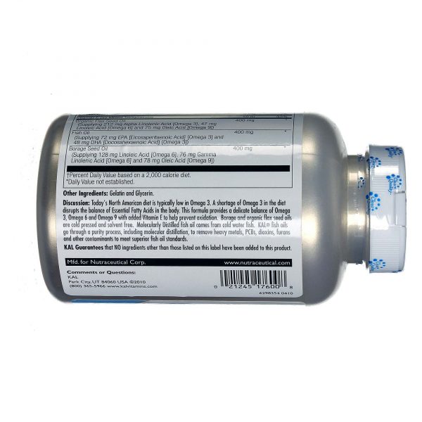 Comprar Kal, Ultra Ômega 3-6-9 - 100 Cápsulas - Imagem 4