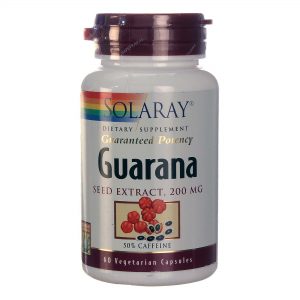 Comprar Solaray, Extrato da Semente de Guaraná - 60 Cápsulas Vegetarianas