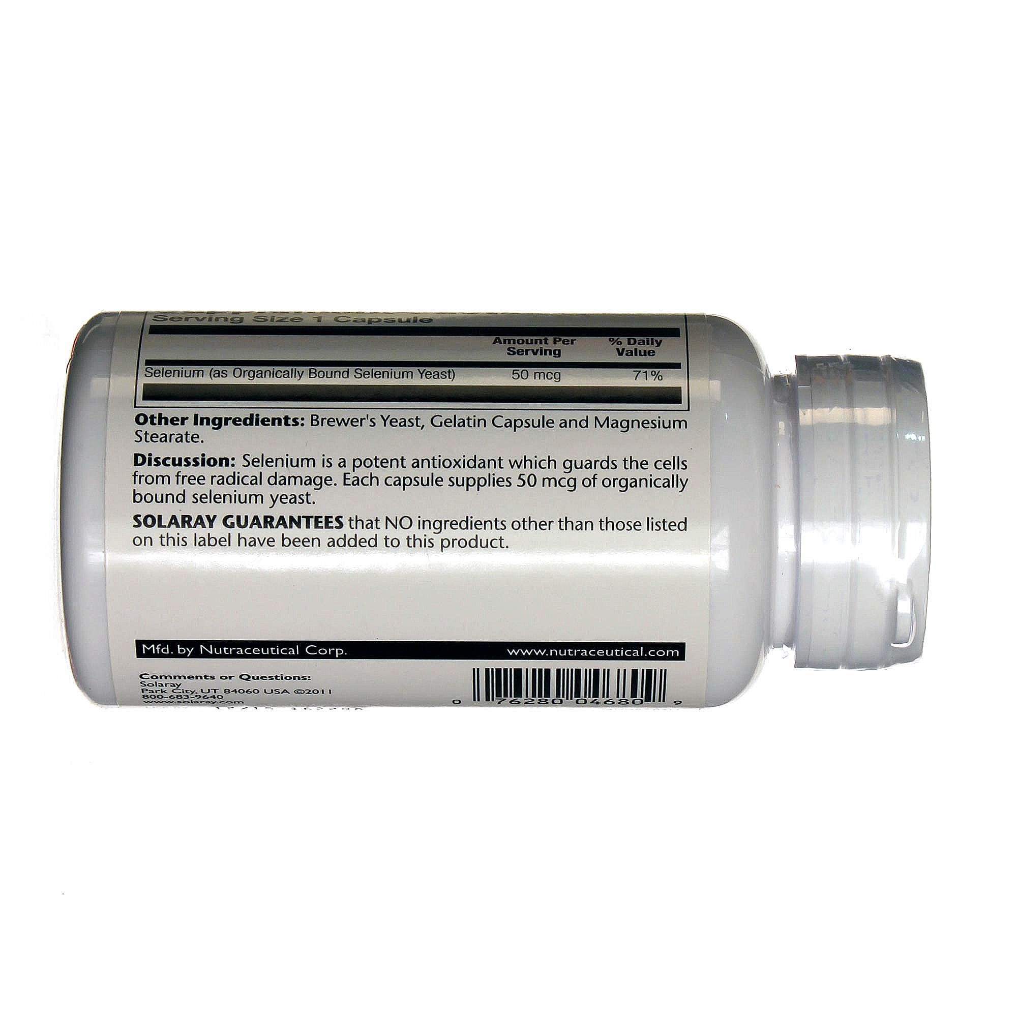 Comprar Solaray, Selênio 50 mcg - 100 Cápsulas - Imagem 3