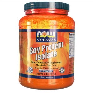 Comprar Now Foods, Proteína Isolada de Soja, Baunilha Natural - 907 g (2 lbs)