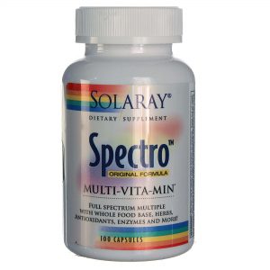 Comprar Solaray, Spectro™ - Multivitamínico -100 Cápsulas