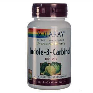 Comprar Solaray, Indol-3-carbinol 100 mg - 30 Cápsulas