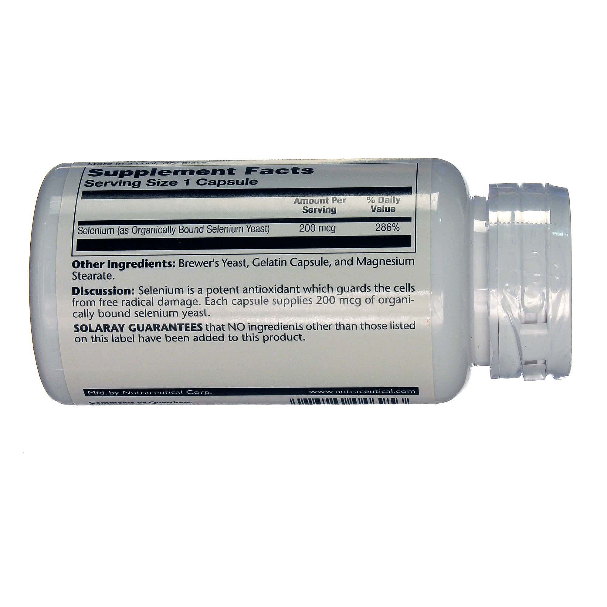 Comprar Solaray Selênio 200 mcg 100 Cápsulas - Imagem 3
