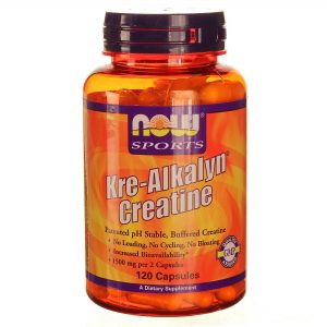 Comprar Now Foods, Kre-Alkalyn Creatina - 120 Cápsulas