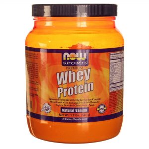Comprar Whey Proteína Now Foods Prêmio Baunilha 1.2 lbs (544g)