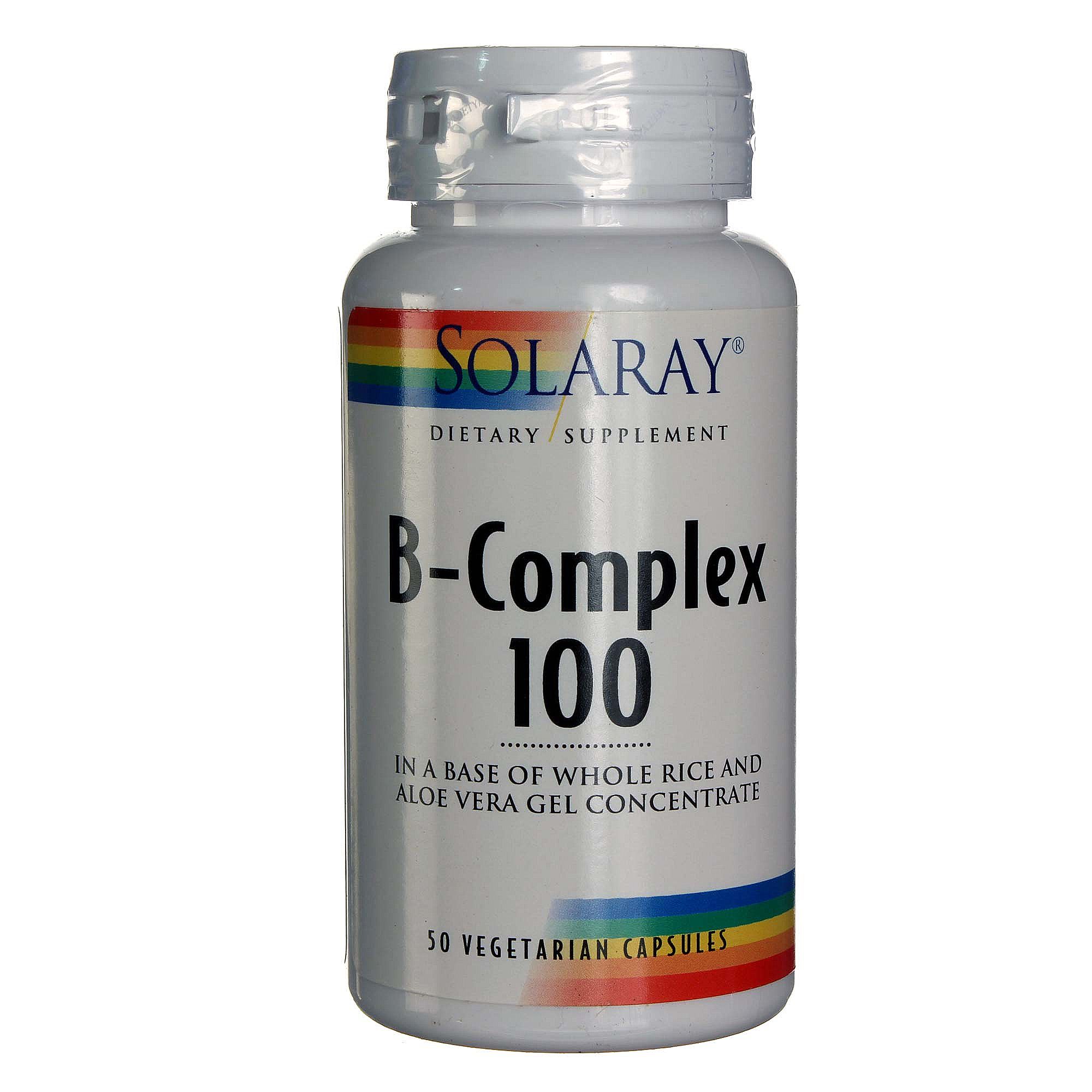 Comprar Solaray, B-Complexo 100 - 50 Cápsulas