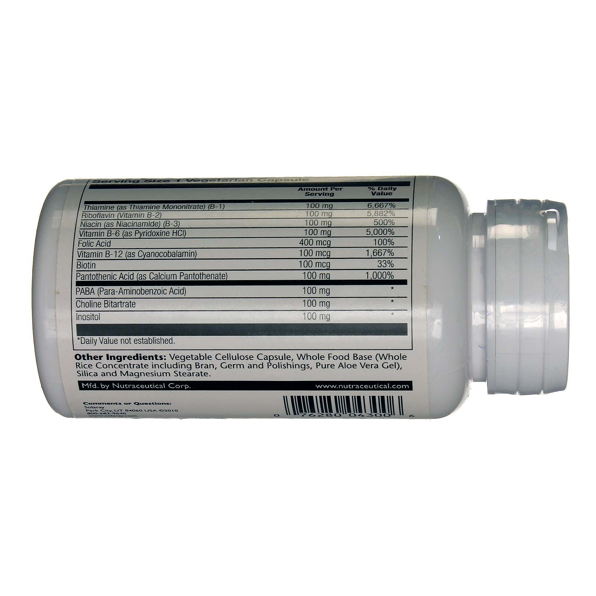 Comprar Solaray, B-Complexo 100 - 50 Cápsulas - Imagem 3