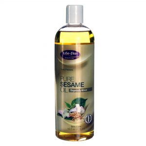 Comprar Life-Flo, Puro e Orgânico Óleo de gergelim - 473 ml