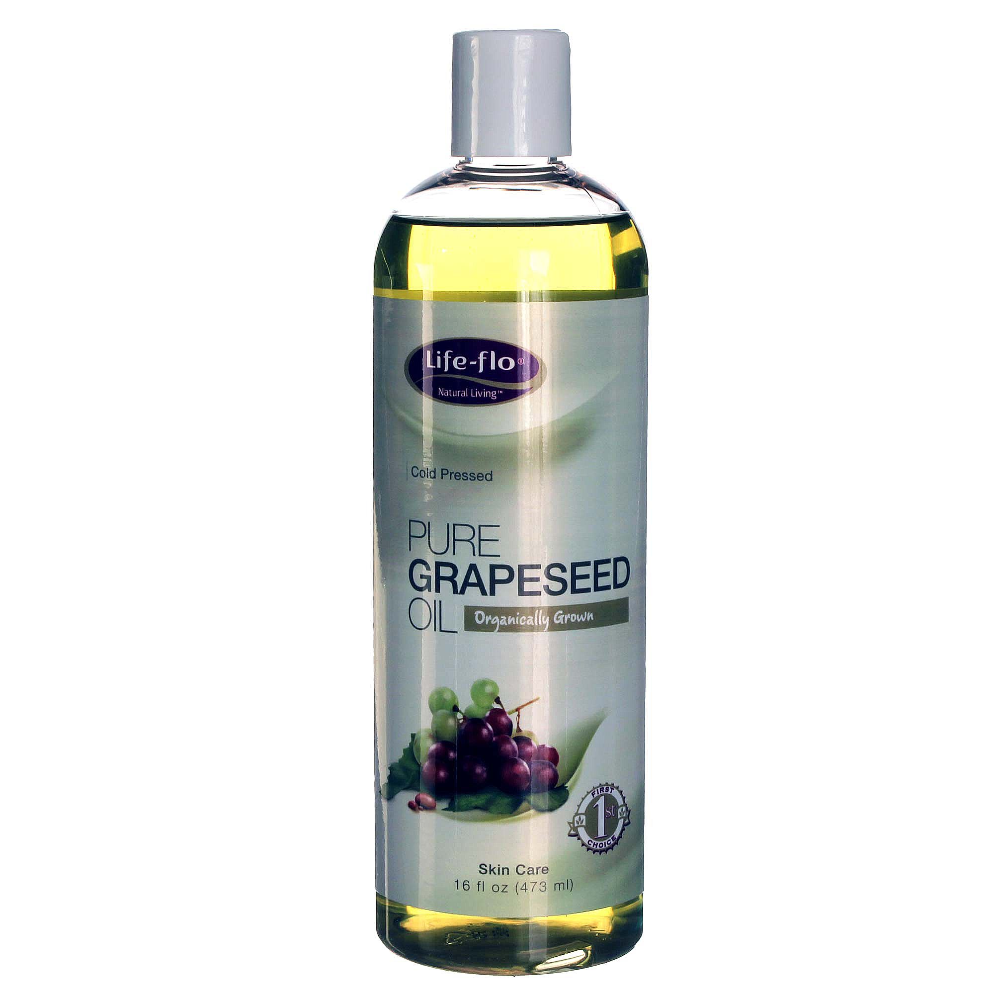 Comprar Life-Flo Pure, Óleo de Uva Puro e Orgânico - 16 fl oz (473mL)