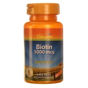Comprar Thompson, Biotina 5000 mcg - 60 Cápsulas Vegetarianas