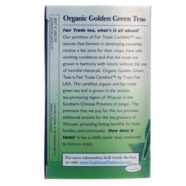 Comprar Traditional Medicinals, Chá Verde Orgânico - 16 Saquinhos de Chá - Imagem 4