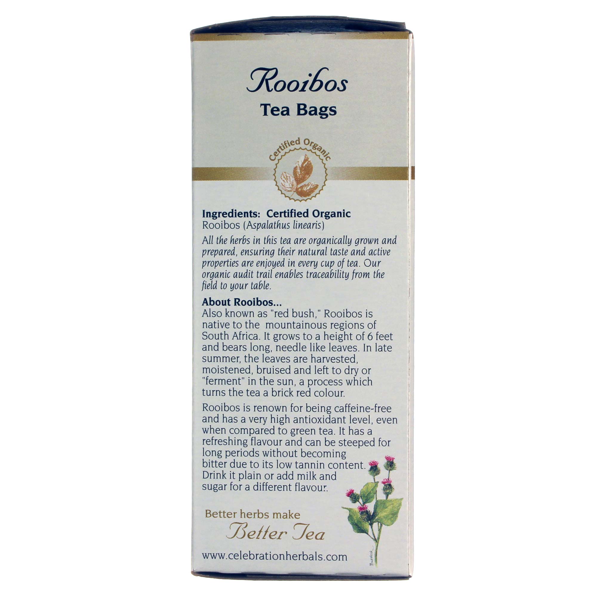 Comprar Celebration Herbals, Chá de Rooibos Vermelhos Orgânico - 24 Sacos - Imagem 2