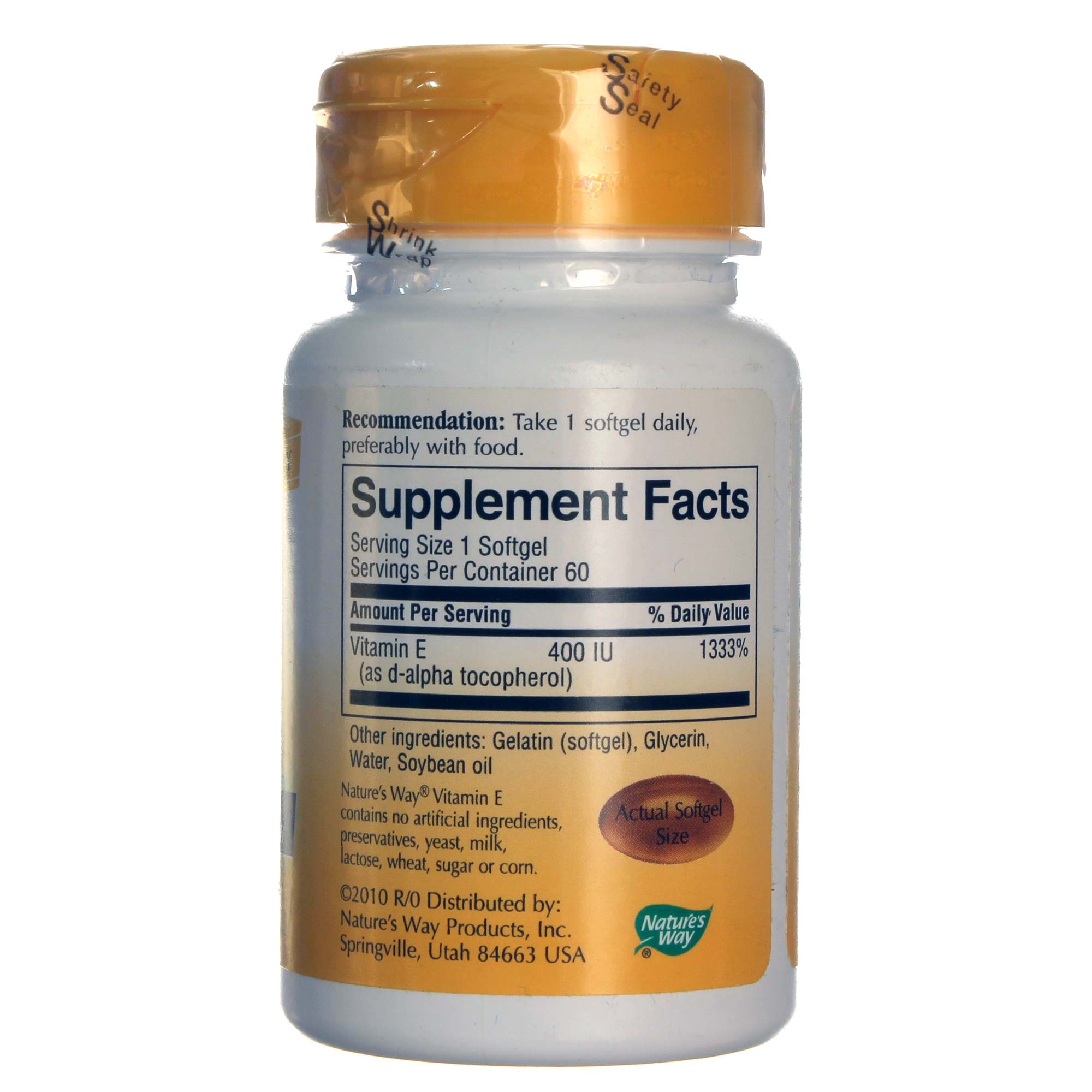 Comprar Nature's Way Vitamina E 400 60 Cápsulas - Imagem 2