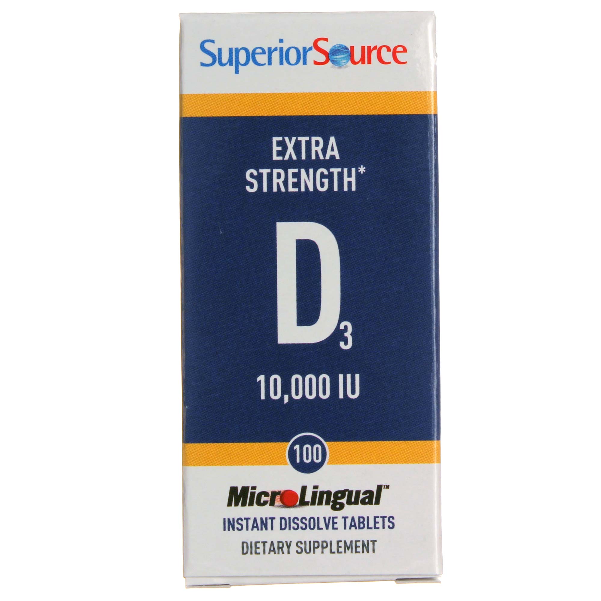 Comprar Superior Source, Vitamina D3 10.000 UI - 100 Tabletes Microlingual