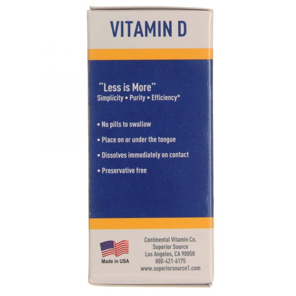 Comprar Superior Source, Vitamina D3 10.000 UI - 100 Tabletes Microlingual - Imagem 4