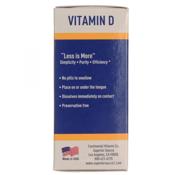 Comprar Superior Source Vitamina D3 5.000 UI - 100 Tabletes Microlingual - Imagem 4