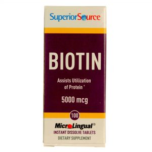 Comprar Superior Source, Biotina 5000 mcg - 100 Micro-Tabletes