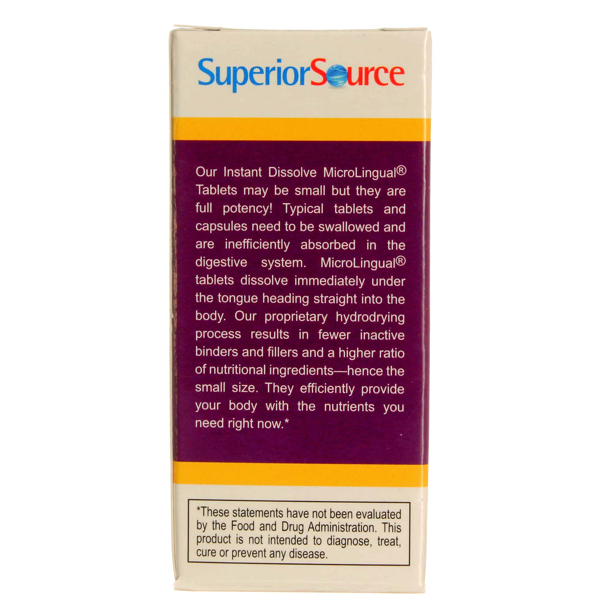 Comprar Superior Source, Biotina 5000 mcg - 100 Micro-Tabletes - Imagem 3