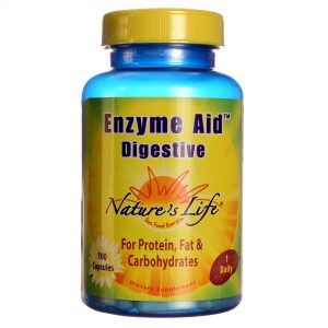 Comprar Nature's Life, Enzima de Ajuda Digestiva - 100 Cápsulas