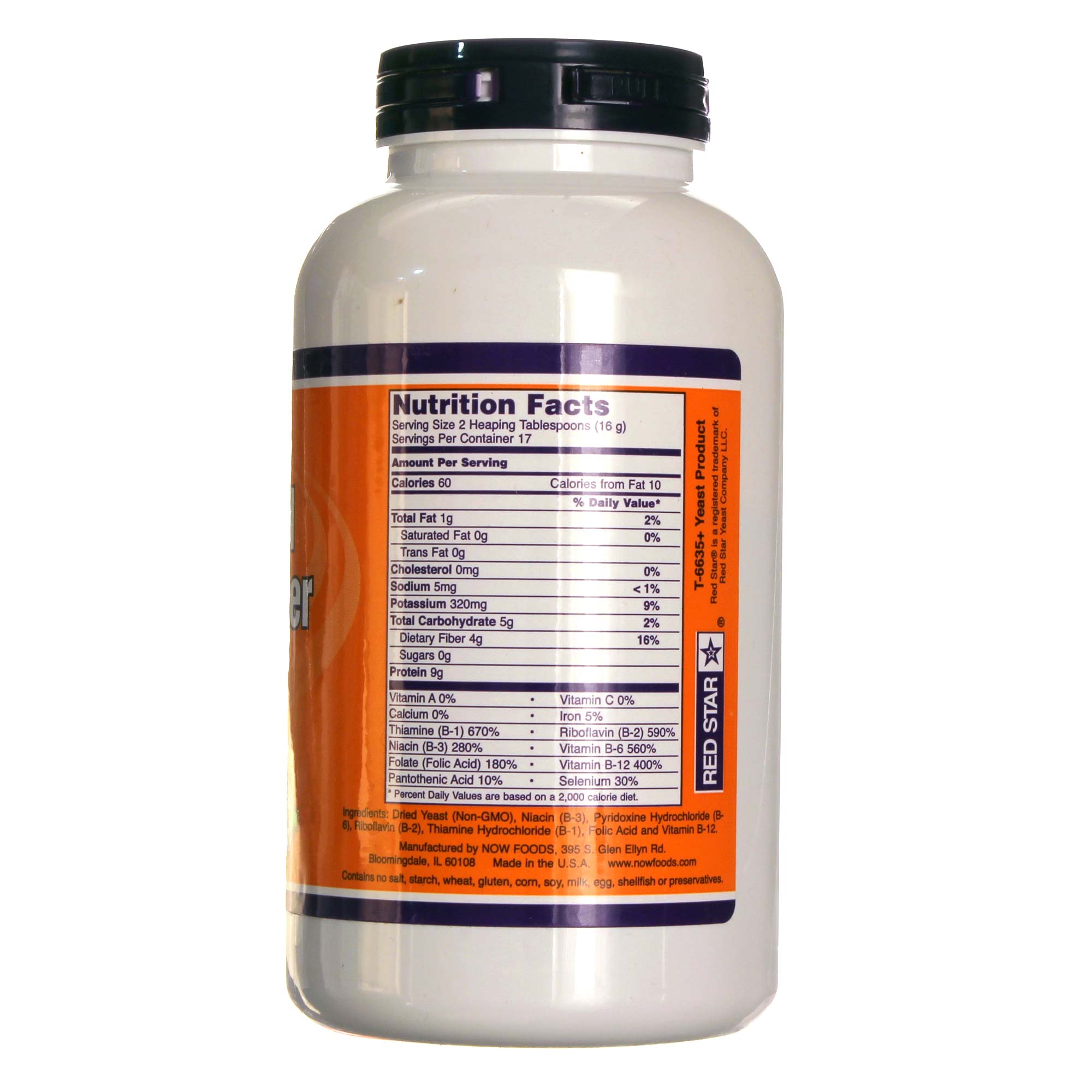Comprar Levedura Nutricional em Pó Now Foods 284 g - Imagem 2