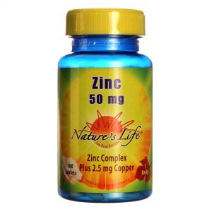 Comprar Nature's Life, Zinco 50 mg - 100 Tabletes