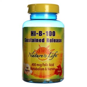 Comprar Nature's Life, Hi-B-100 de Libertação Sustentada - 100 Tabletes